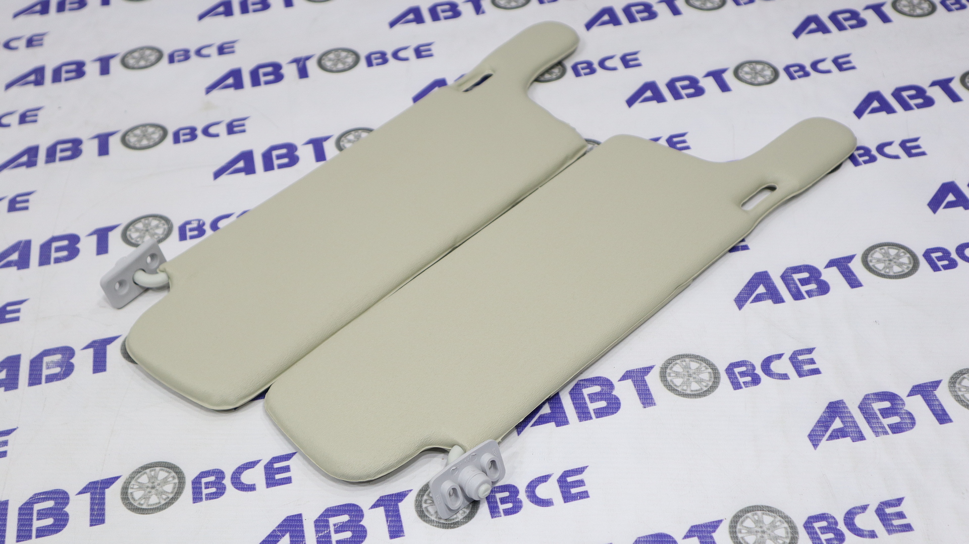 Козырек солнцезащитный ВАЗ-21093 без зеркалом серый (комплект 2шт) Самара
